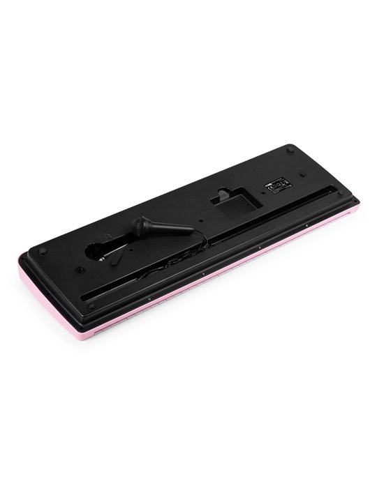 KD61P Teclado Electrónico 61 teclas con Batería Rosa