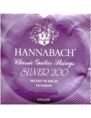 Cuerda 6ª Hannabach Silver 200 Clásica 9006-MHT