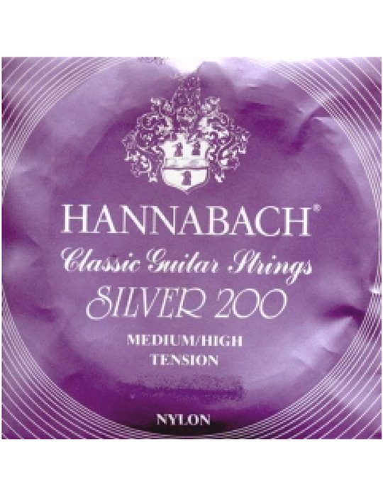 Cuerda 6ª Hannabach Silver 200 Clásica 9006-MHT