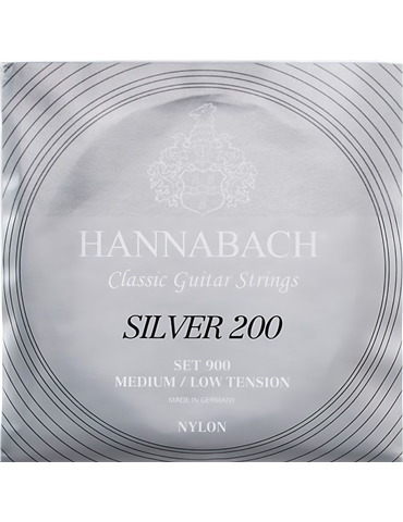 Juego Hannabach Silver 200 Clásica 900-MLT 2