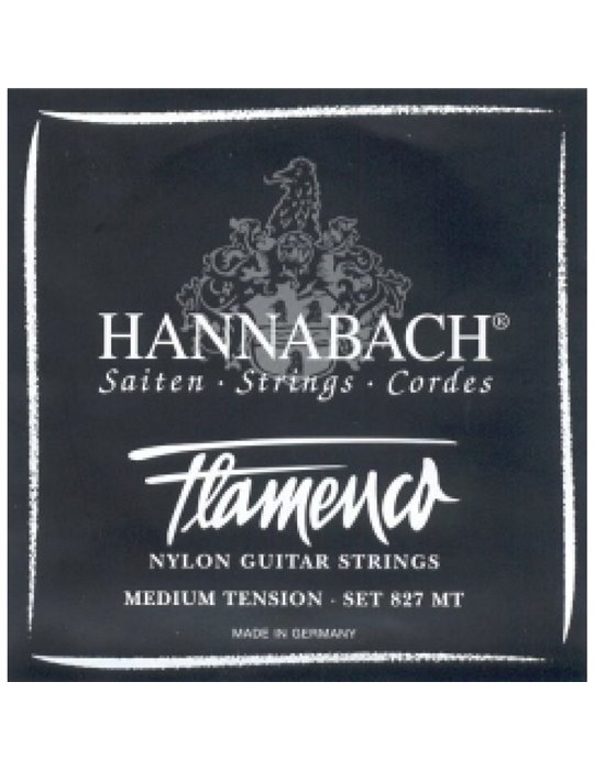 Cuerda 2ª Hannabach Negra Flamenco 8272-MT