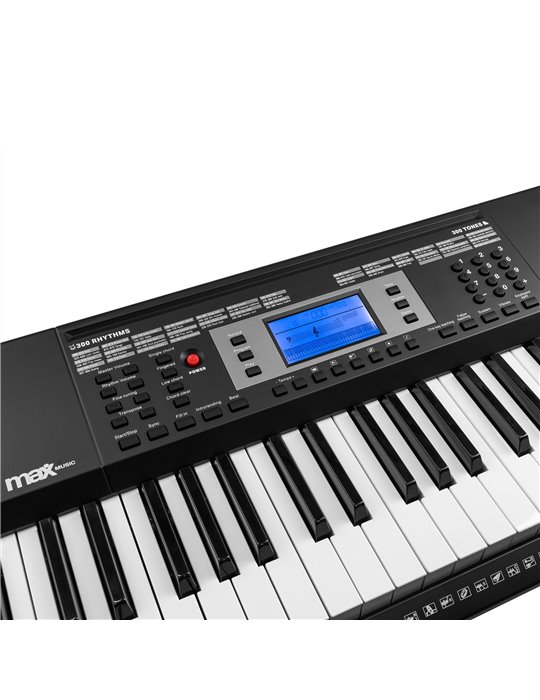 Rhapsody61L Set Teclado Electrónico con 61 Teclas Iluminadas