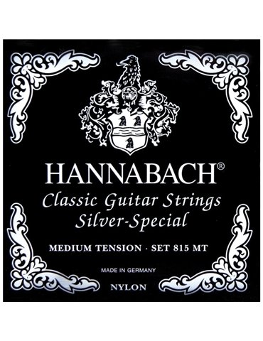 Juego Hannabach Negra Clásica 815-MT