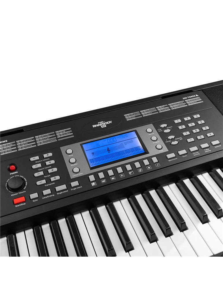 Rhapsody61P Teclado Electrónico Pro con 61 Teclas de Respuesta Táctil