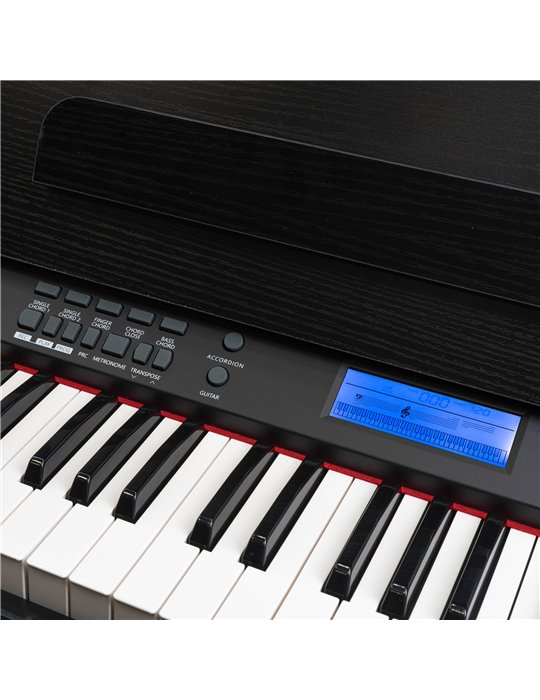 RhapsodyDP61 Piano digital de 61 teclas con soporte para mueble