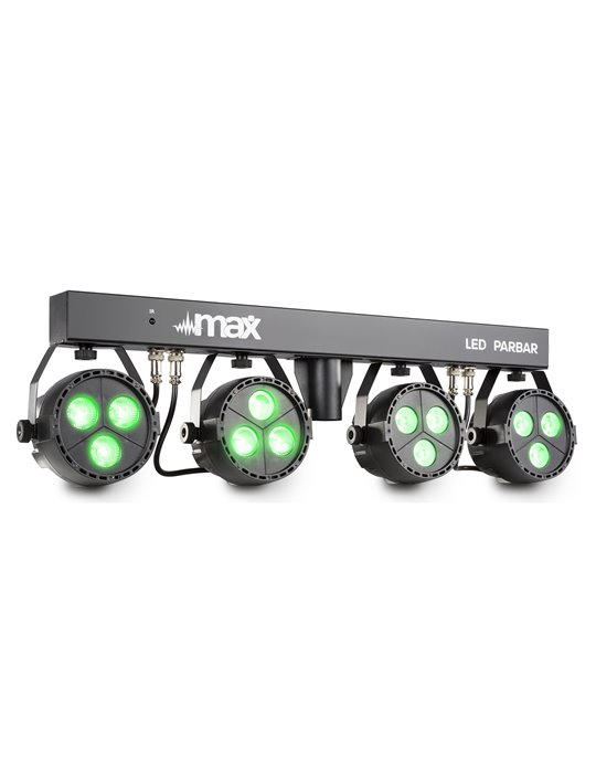 PartyBar4 LED PARBAR con 4 focos 3x 4-en-1 RGBW