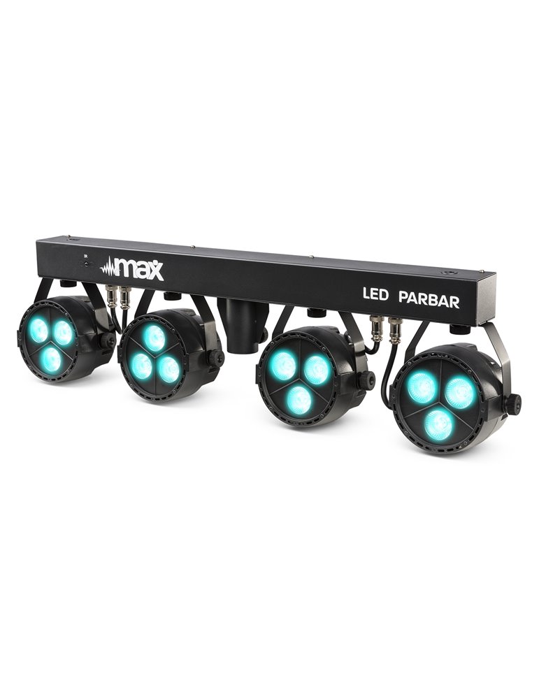 PartyBar4 LED PARBAR con 4 focos 3x 4-en-1 RGBW