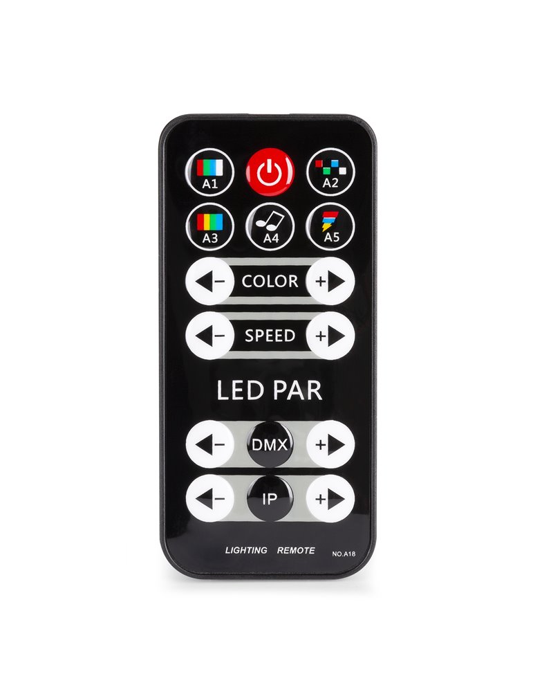 PartyBar4 LED PARBAR con 4 focos 3x 4-en-1 RGBW