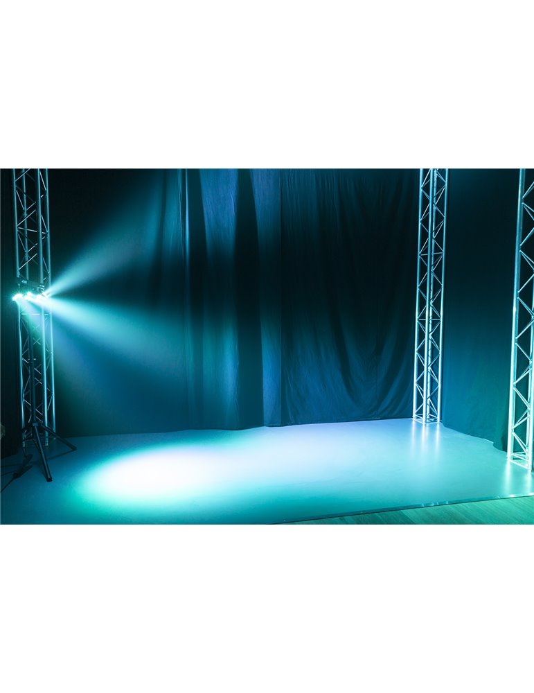 PartyBar4 LED PARBAR con 4 focos 3x 4-en-1 RGBW