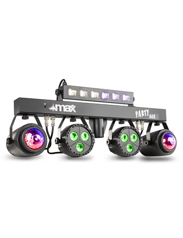 PartyBar10 Kit 2x Jelly Moon, 2xPAR y UV/Strobo