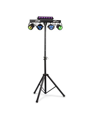 PartyBar10 Kit 2x Jelly Moon, 2xPAR y UV/Strobo 2