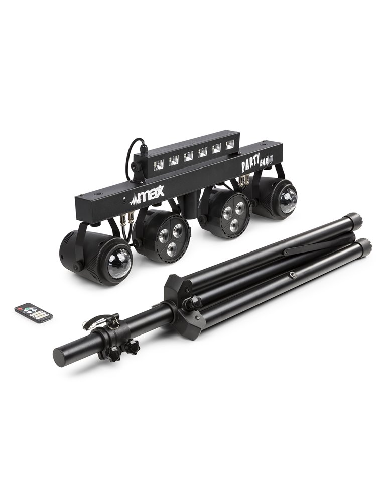 PartyBar10 Kit 2x Jelly Moon, 2xPAR y UV/Strobo