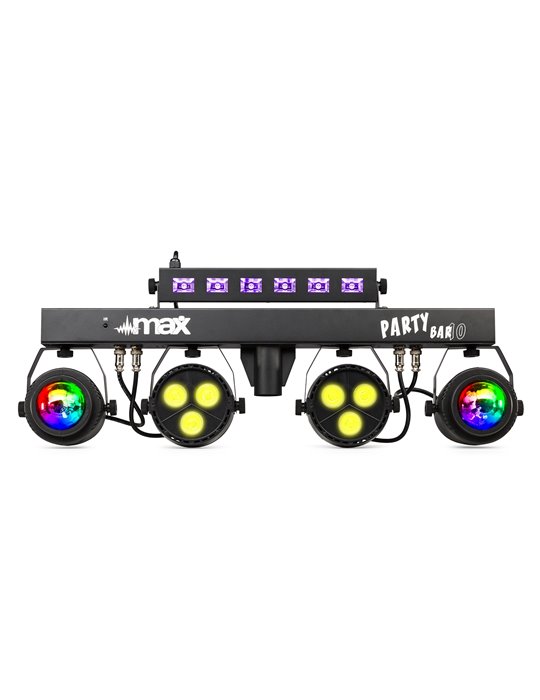 PartyBar10 Kit 2x Jelly Moon, 2xPAR y UV/Strobo