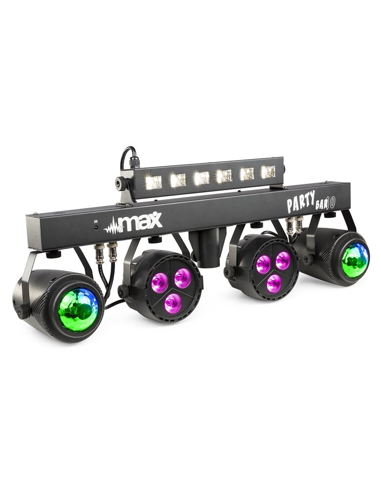 PartyBar10 Kit 2x Jelly Moon, 2xPAR y UV/Strobo