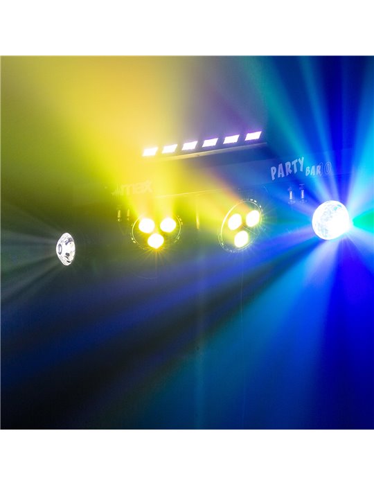 PartyBar10 Kit 2x Jelly Moon, 2xPAR y UV/Strobo