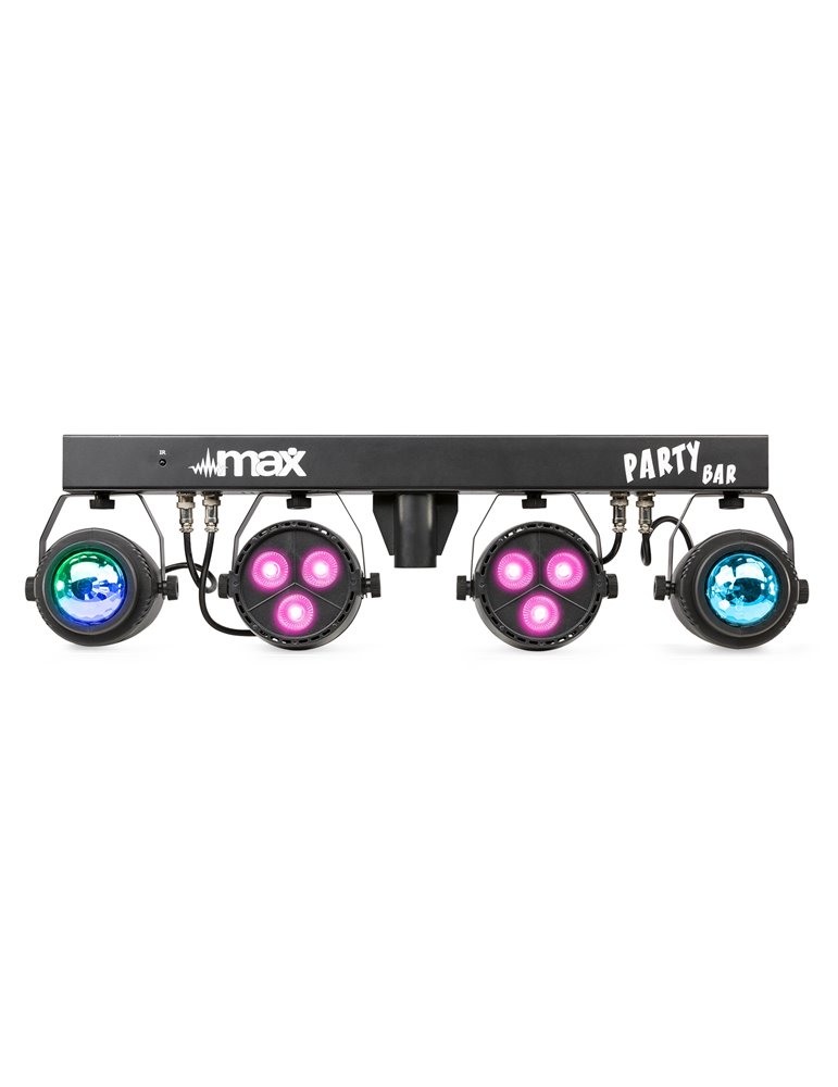 PartyBar1 con 2 Focos PAR + 2 Jellymoon RGBW