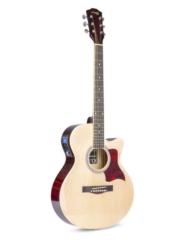 ShowKit Conjunto Guitarra Acústica Electrificada Natural