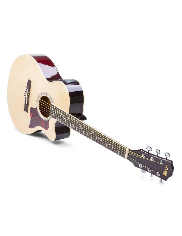 ShowKit Conjunto Guitarra Acústica Electrificada Natural