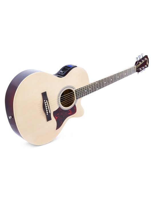 ShowKit Conjunto Guitarra Acústica Electrificada Natural