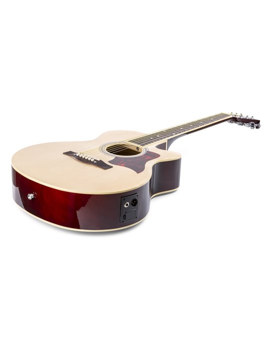 ShowKit Conjunto Guitarra Acústica Electrificada Natural