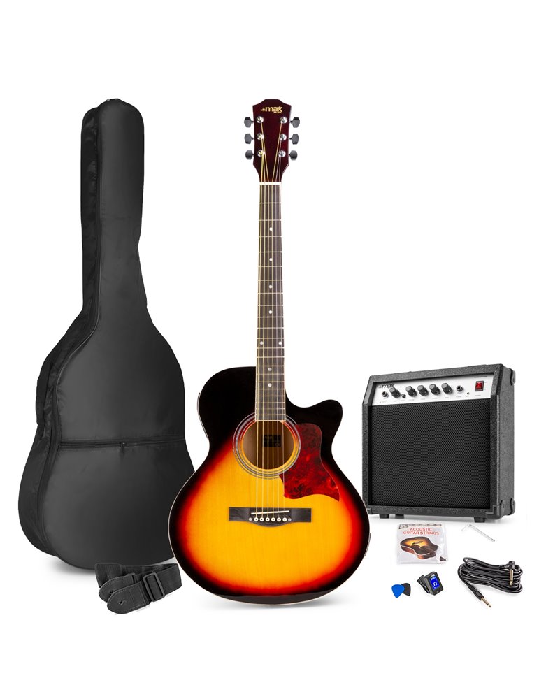 ShowKit Conjunto Guitarra Acústica Electrificada 