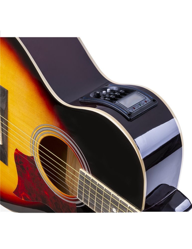 ShowKit Conjunto Guitarra Acústica Electrificada 