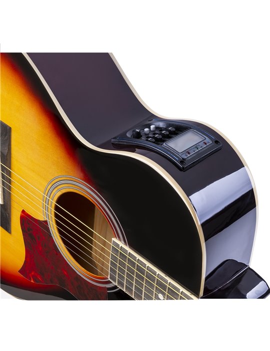 ShowKit Conjunto Guitarra Acústica Electrificada 