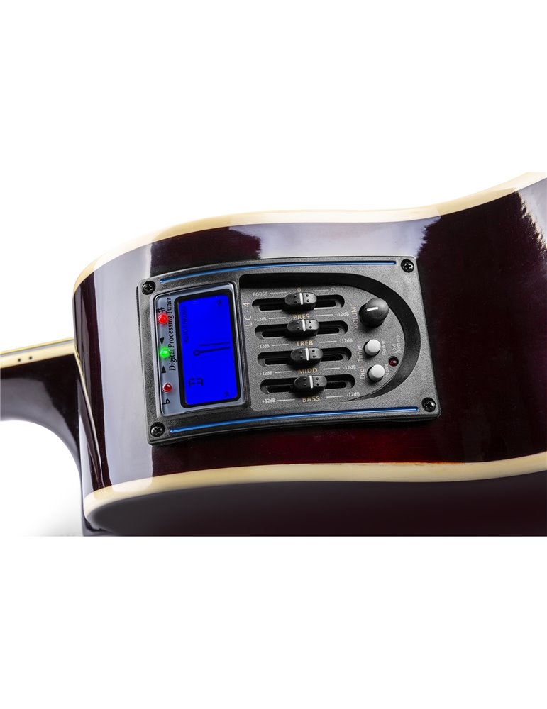 ShowKit Conjunto Guitarra Acústica Electrificada 