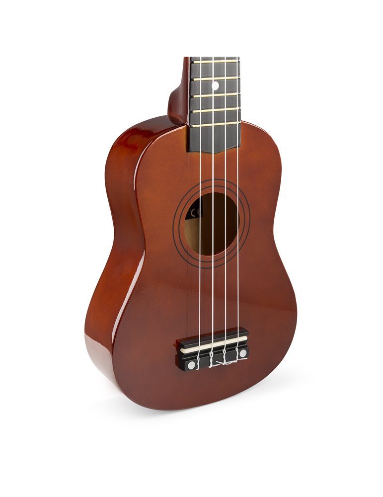UKEY Ukulele Set Soprano 21" Natural Oscuro