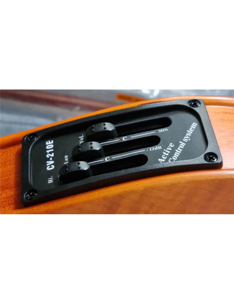 Violín 4/4 Electrificado Hidersine HEV2 Arce Flameado Amber