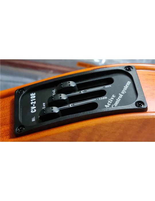 Violín 4/4 Electrificado Hidersine HEV2 Arce Flameado Amber