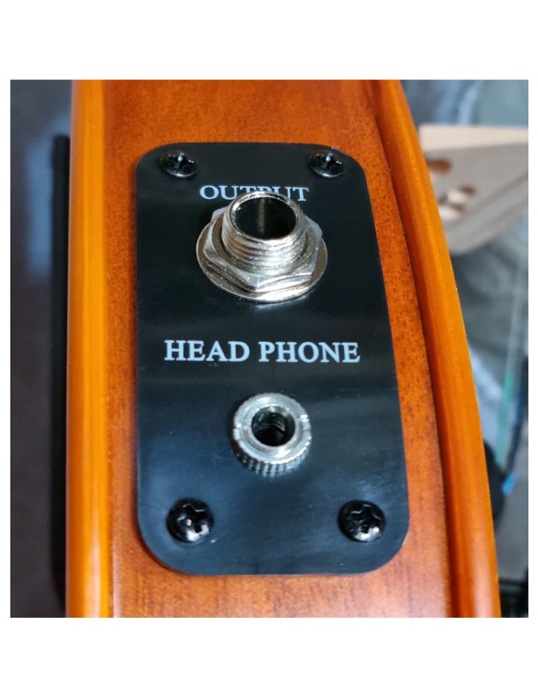 Violín 4/4 Electrificado Hidersine HEV2 Arce Flameado Amber