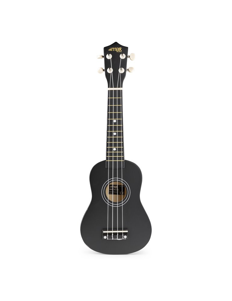 UKEY Ukulele Set Soprano 21" Negro