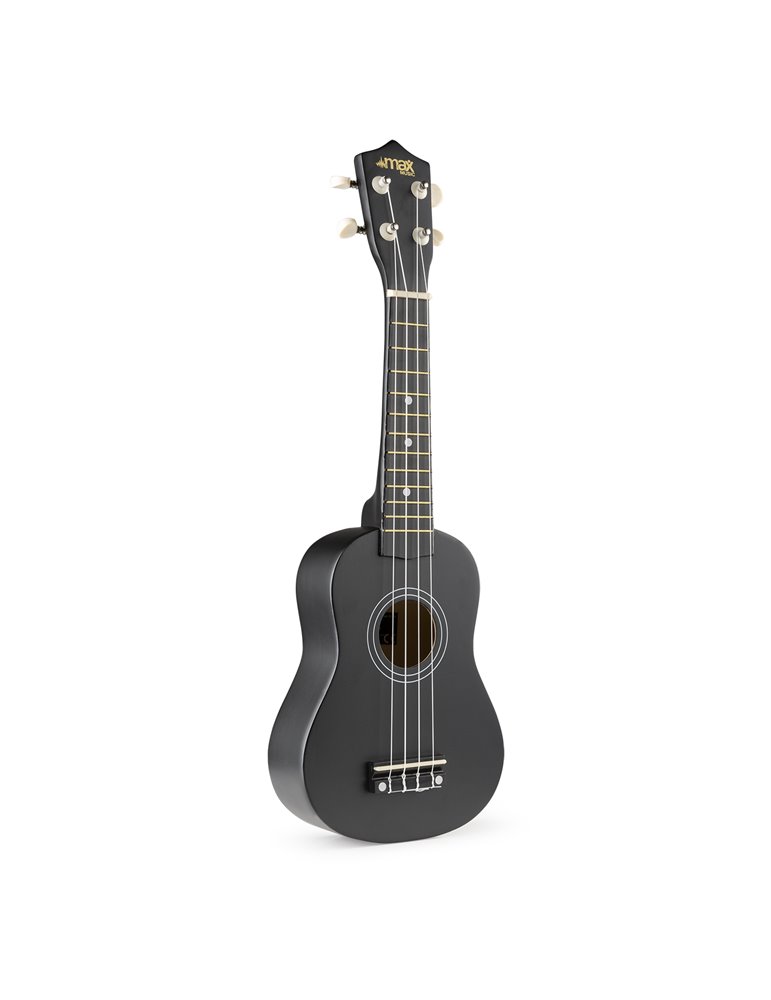 UKEY Ukulele Set Soprano 21" Negro