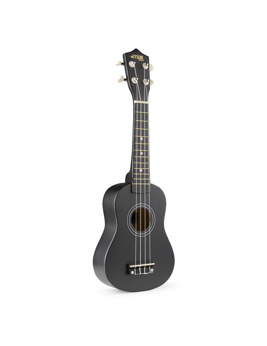 UKEY Ukulele Set Soprano 21" Negro