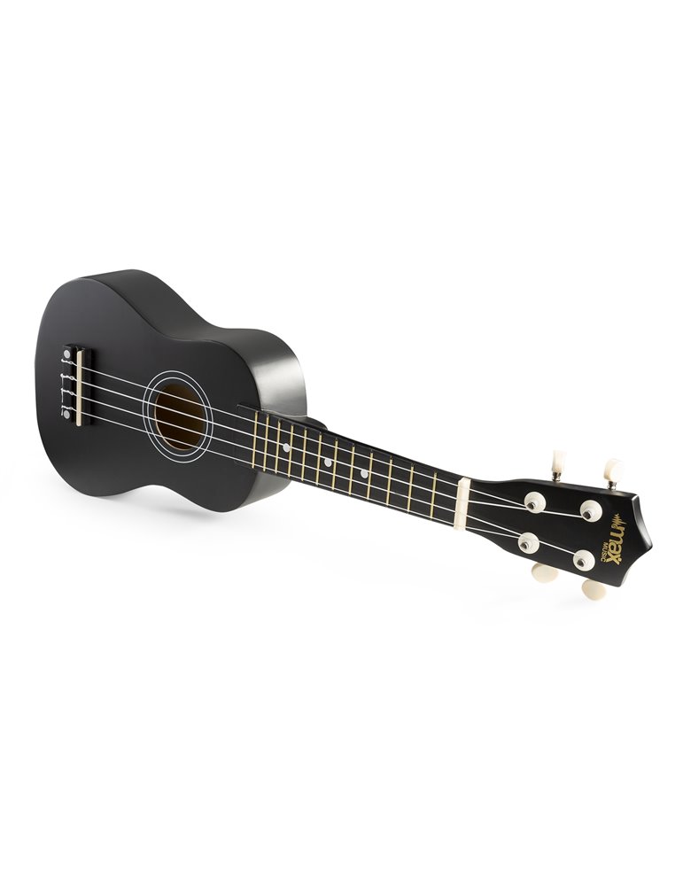 UKEY Ukulele Set Soprano 21" Negro