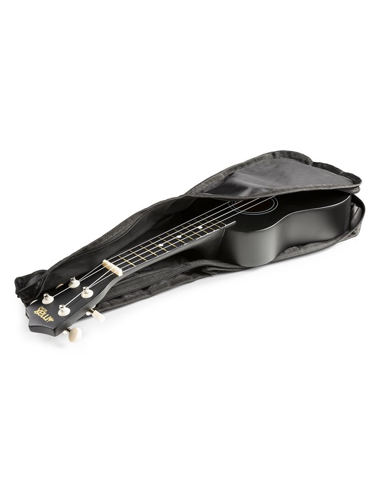 UKEY Ukulele Set Soprano 21" Negro