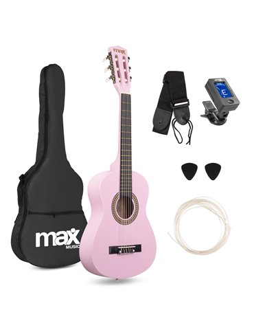 SoloArt Junior 1/4 Conjunto Guitarra Clásica Rosa