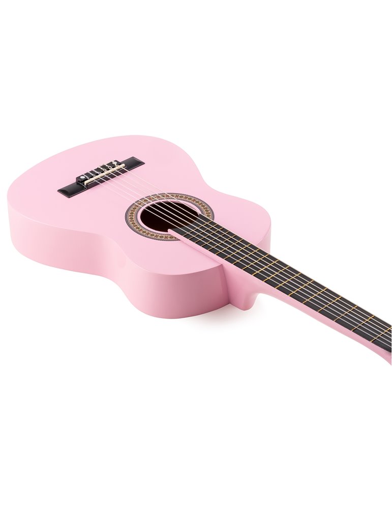 SoloArt Junior 1/4 Conjunto Guitarra Clásica Rosa