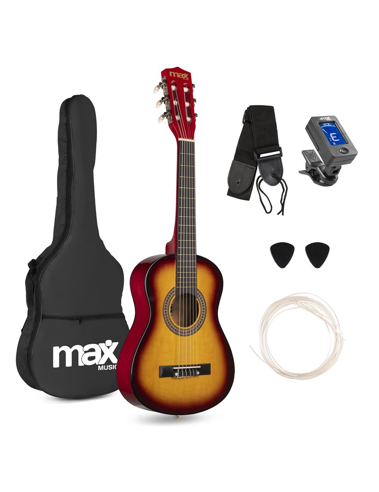 SoloArt Junior 1/4 Conjunto Guitarra Clásica Sunburst