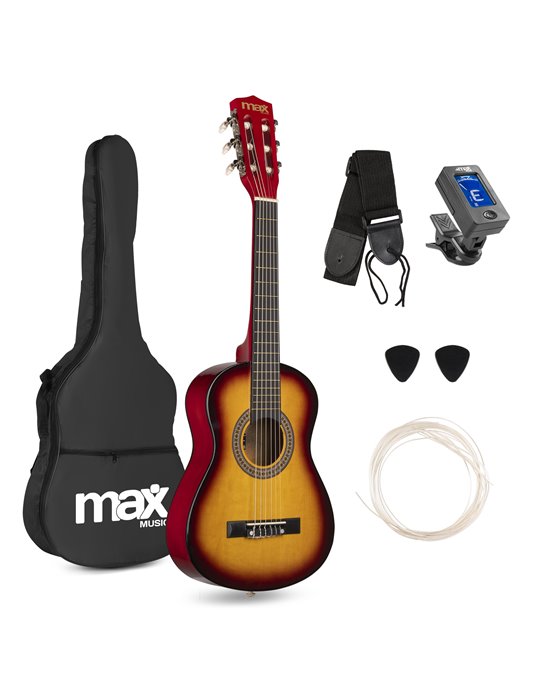 SoloArt Junior 1/4 Conjunto Guitarra Clásica Sunburst