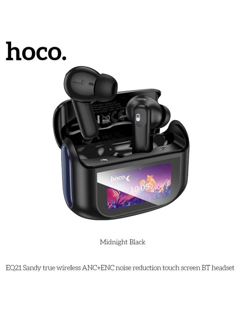 Auriculares inalámbricos HOCO EQ21 - Negro