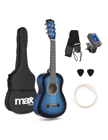 SoloArt Junior 1/4 Conjunto Guitarra Clásica Azul