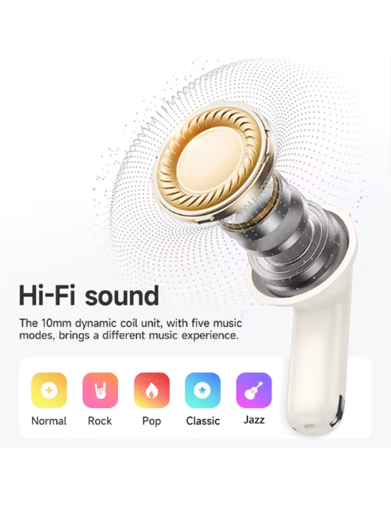 Auriculares inalámbricos HOCO EQ21 - Blanco