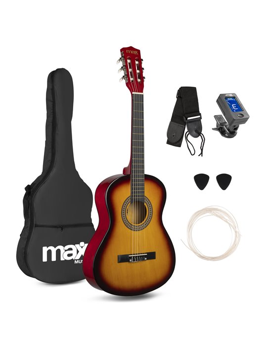 SoloArt Junior 3/4 Conjunto Guitarra Clásica Sunburst
