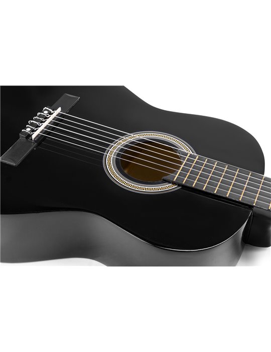 SoloArt Conjunto Guitarra Clásica Negro