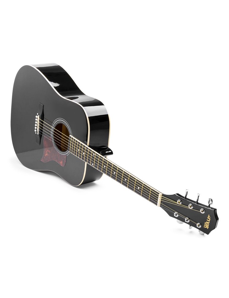 SoloJam Conjunto Guitarra Acústica Negra