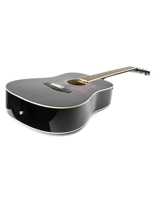 SoloJam Conjunto Guitarra Acústica Negra