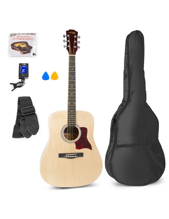 SoloJam Conjunto Guitarra Acústica Natural