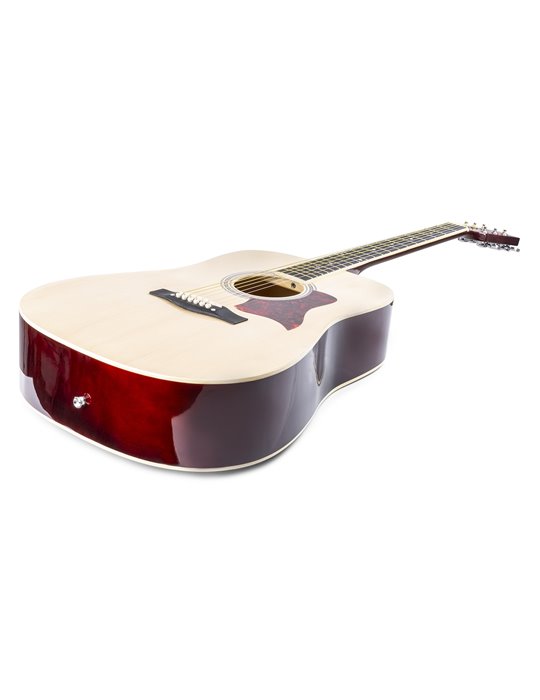 SoloJam Conjunto Guitarra Acústica Natural